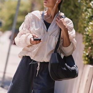 FREE PEOPLE Happy Camper Pullover in Bleached Clay